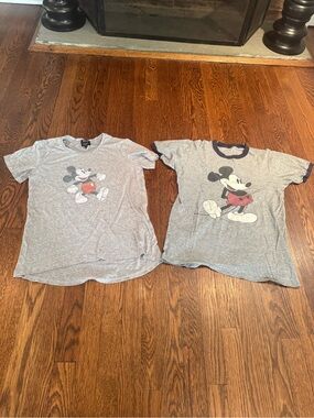 Grey Mickey Mouse Graphic Tee - Disney vintage and David Lerner lot